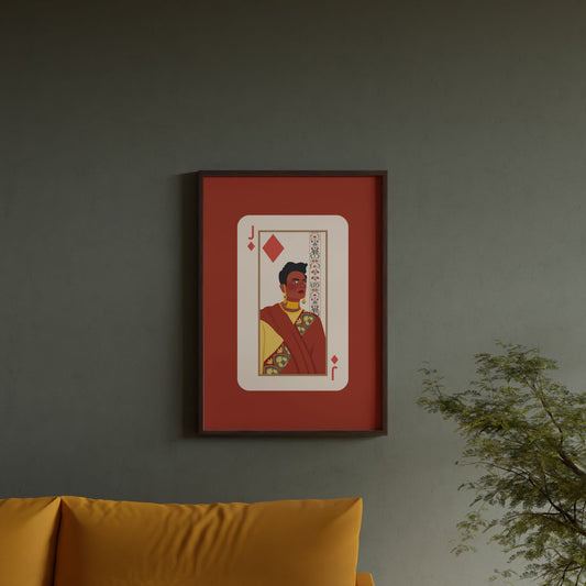 Jack of Diamonds Art Print