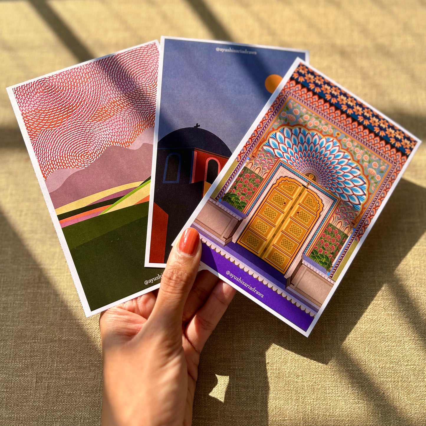 Postcards Set of 3 (4"x6")