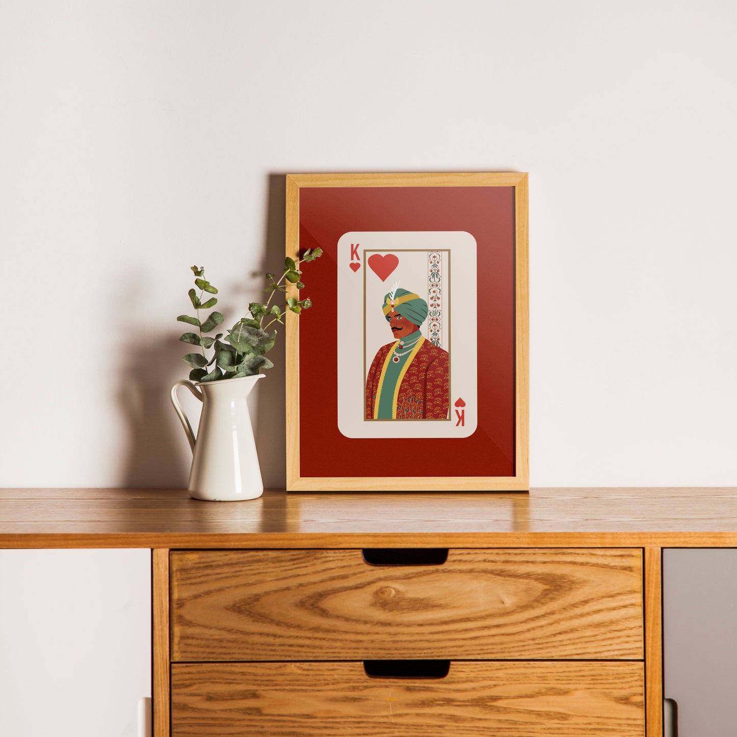 King of Hearts Art Print (A5)